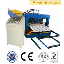 automatische SPS Steuerung hydraulische verzinktem Stahl Metalldach Blatt Fliese Panel Roll Formmaschine mit CE-Zertifizierung